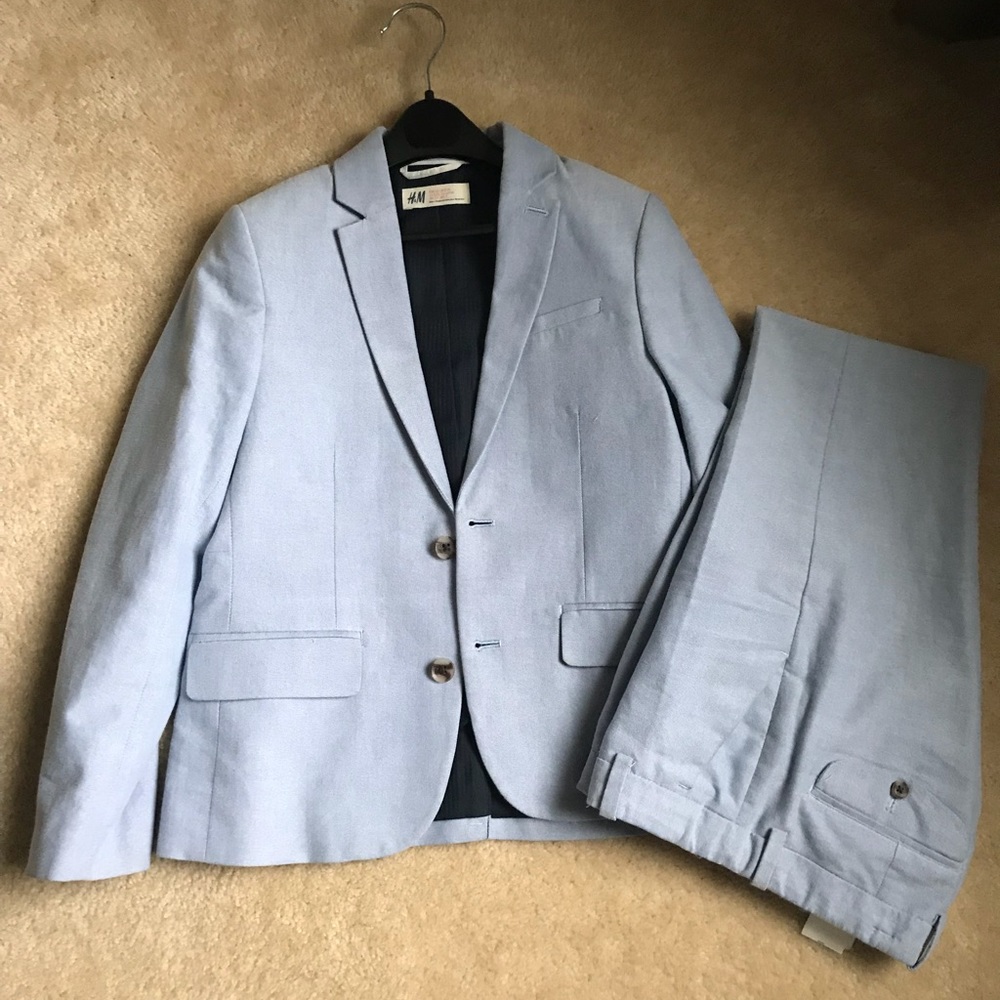 Boys Linen Dress Suit